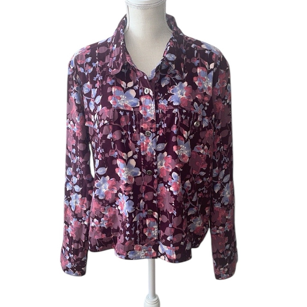 BAXTER &‎ WELLS Women’s Floral Jacket Size XL